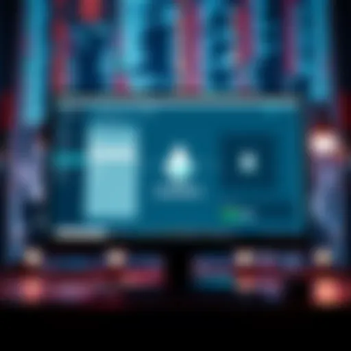 A computer screen displaying a Monero wallet interface, with a clear connection to a local Monero node setup, representing cryptocurrency management.