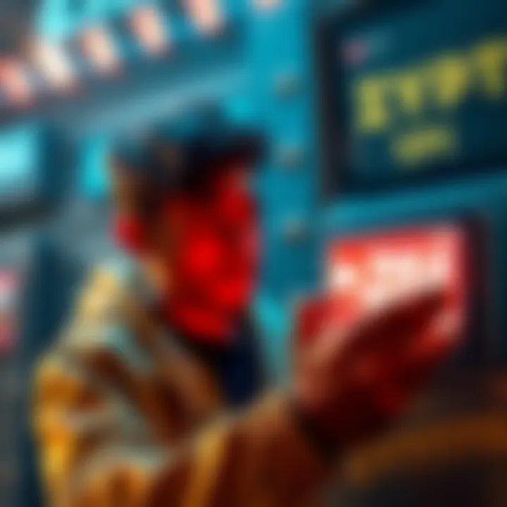 A frustrated person trying to top up a VISA card on a phone, showing error messages related to Zypto and Pi API.