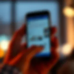 A smartphone screen displaying Facebook posts from a conservative perspective, showing various comments and reactions from friends and family.