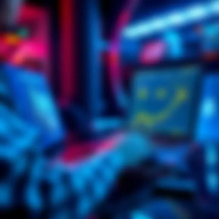 A person using a laptop to convert Monero into stablecoins like USDT or USDC, highlighting privacy and ease of transaction.