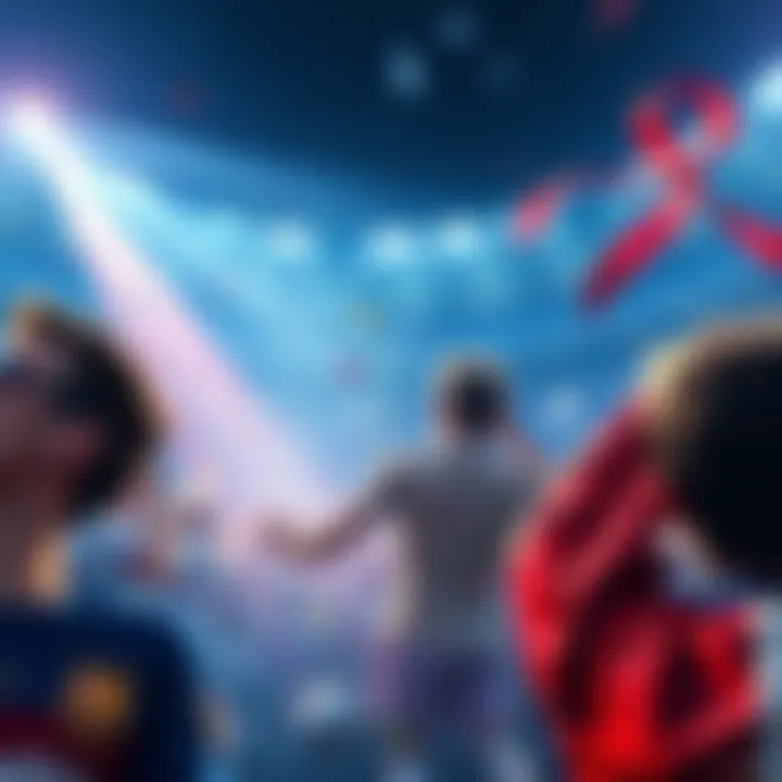 A dramatic scene of fans in anguish over the absence of rival games in the Copa Del Rey