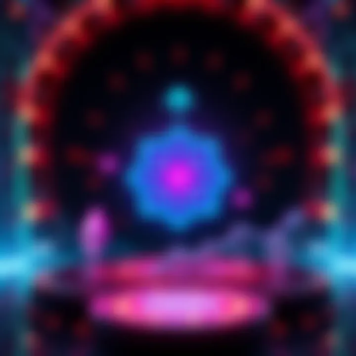 Cosmos Tokenomics Reform A visual representation of the Cosmos logo with upward arrows symbolizing growth, surrounded by icons for Solana and Ethereum.