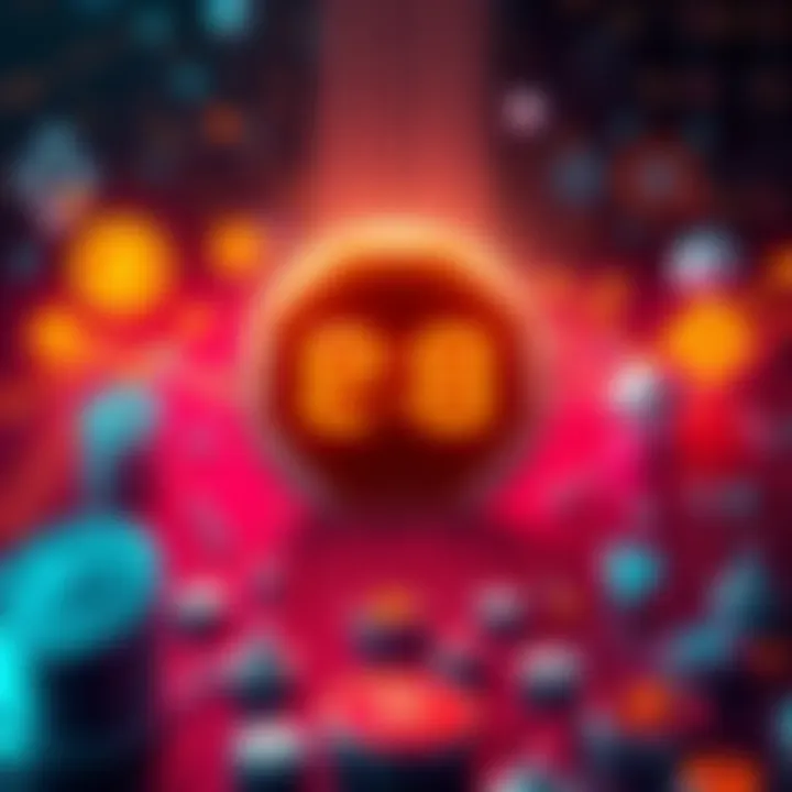 Countdown to Polygon PoS Bhilai Hardfork A digital clock counting down to the Polygon PoS Bhilai hardfork, surrounded by blockchain symbols and graphics.