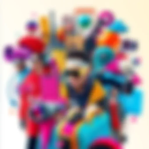 A vibrant collage showing fashion, technology, and cultural elements that represent creative trends of 2026.