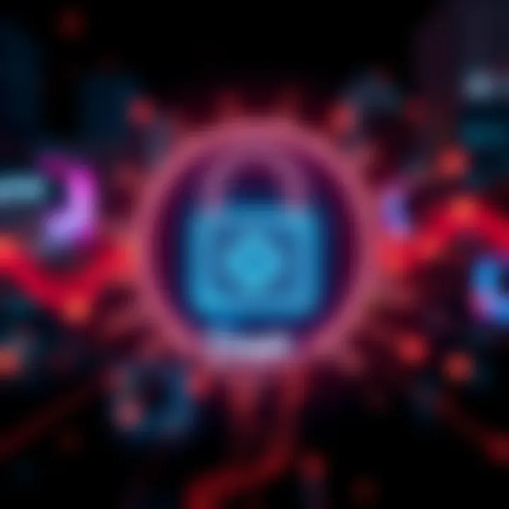 CrowdNode Service Shutdown Announcement A graphic showing CrowdNode's shutdown with a lock symbol representing security and a Dash logo indicating new staking options.
