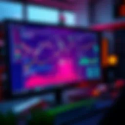 A computer screen displaying crypto arbitrage scanner tools with various cryptocurrency charts and data metrics.