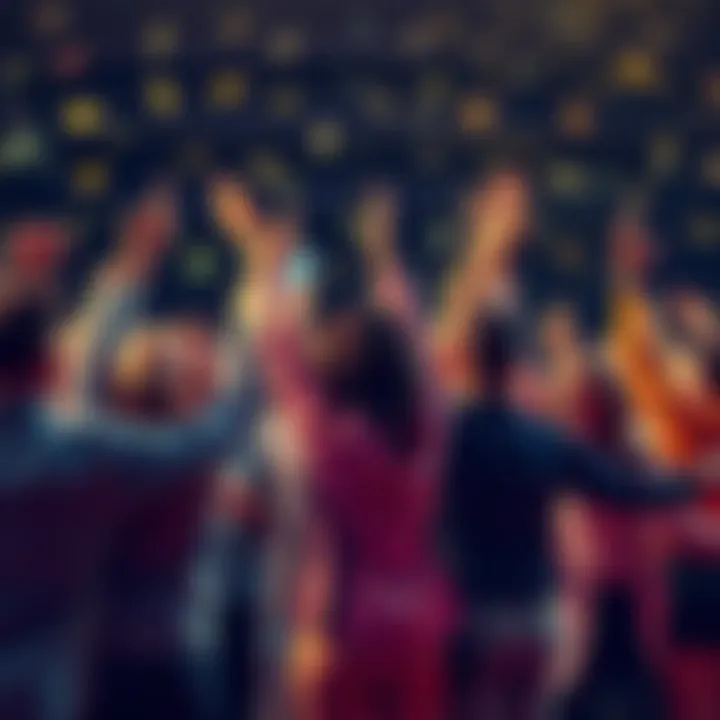 A group of people celebrating their financial success from cryptocurrency investments in 2026.