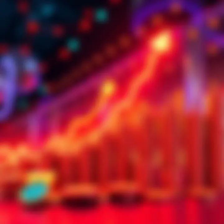 A chart showing the increase in crypto millionaires from 2021 to 2026 with upward trends and dollar signs