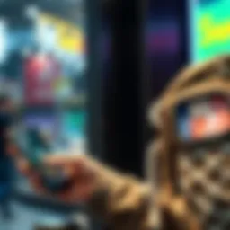 A person making a purchase with a smartphone using cryptocurrency, showcasing how crypto is integrated into daily transactions.