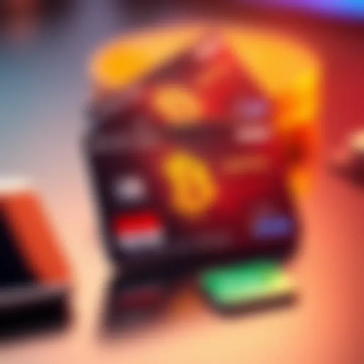 A crypto debit card displayed alongside logos of Apple Pay and Google Pay, showcasing modern digital payment options.