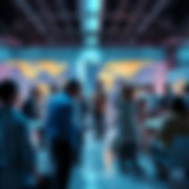 People sharing cryptocurrency insights and discussing trends in a digital forum setting