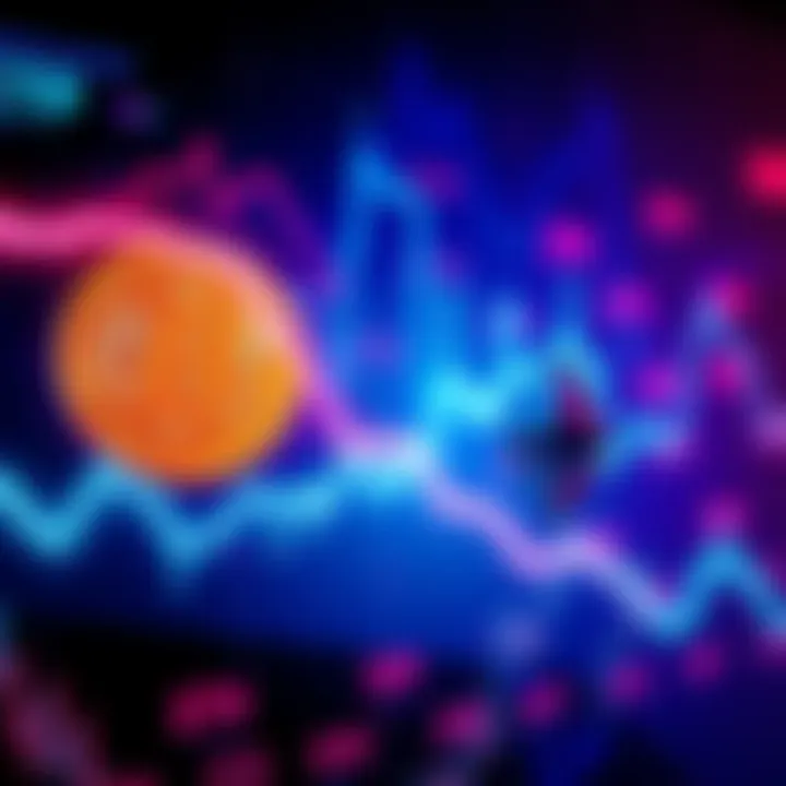 Graph showing decline in Bitcoin and Ethereum values with crypto ETP outflows