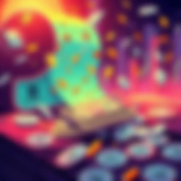 Crypto Funds Outflow Illustration showing a large amount of money leaving cryptocurrency funds, with Blackrock logo prominently featured.