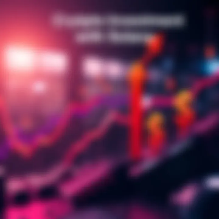 Visual representation of Solana's growth in the crypto market, featuring upward arrows and dollar signs, symbolizing investment potential.