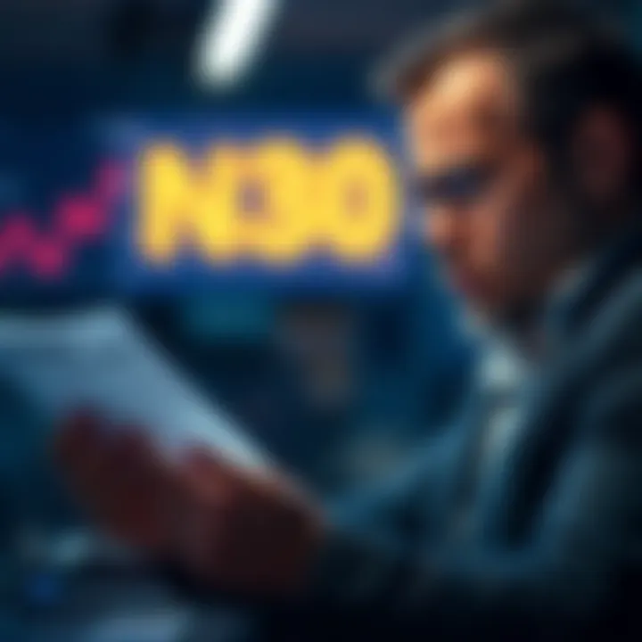 Investor looking worried while reviewing financial documents related to capital gains tax on crypto