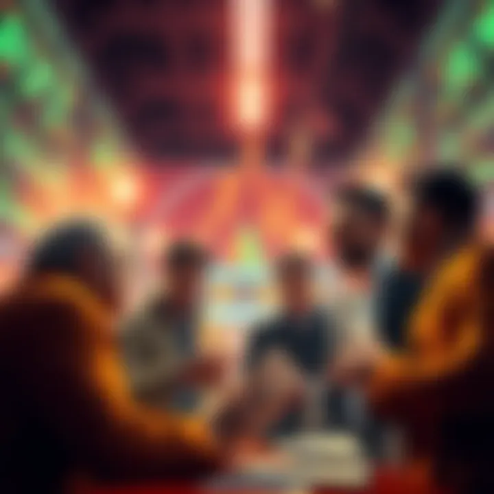 Group of people discussing cryptocurrency investments and the risks of hacks