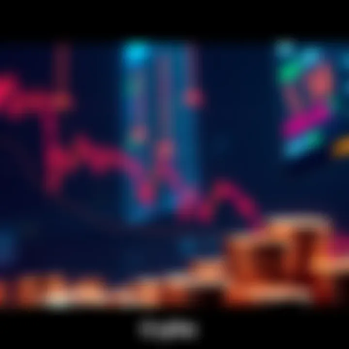 A graph showing a steep decline in cryptocurrency values with altcoins dropping by 12%, representing a significant sell-off in the market.