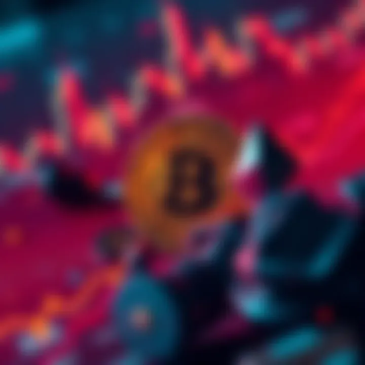 Bitcoin price near $66K and Ethereum around $2K with fear index graphic in the background.