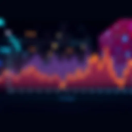 A graph showing steady cryptocurrency price changes over time, indicating reduced volatility.