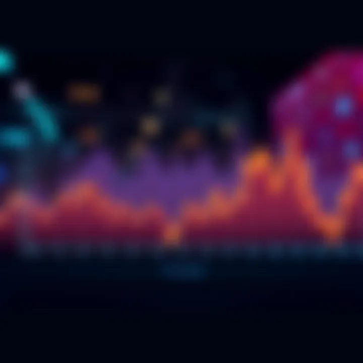 A graph showing steady cryptocurrency price changes over time, indicating reduced volatility.