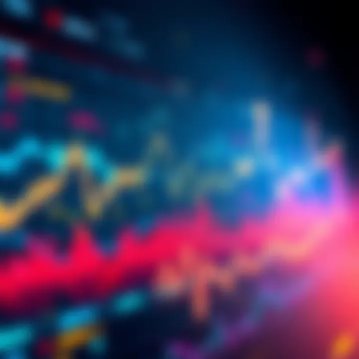 Crypto Market Trends in 2026 Graph showing cryptocurrency market trends with political symbols representing Trump's presidency