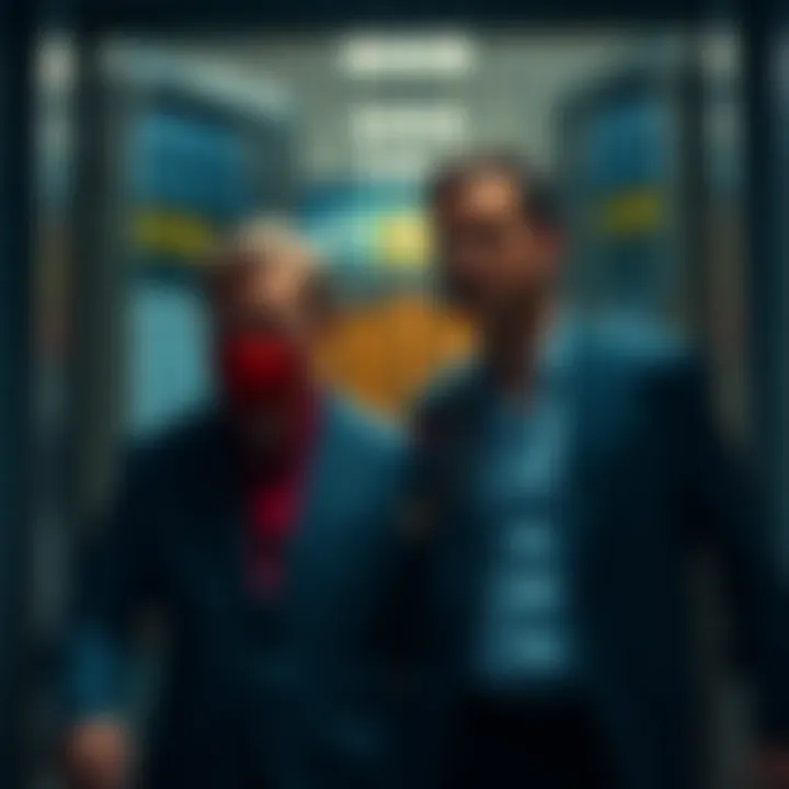 Two founders of a crypto mixer being escorted to prison after sentencing for money laundering