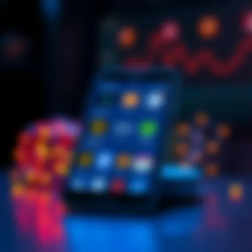 A smartphone displaying various crypto payment apps for spending USDT and USDC