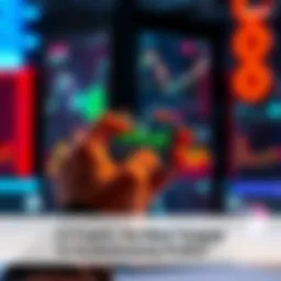 A person holding a smartphone with crypto market charts on the screen, looking worried about the future of cryptocurrency.