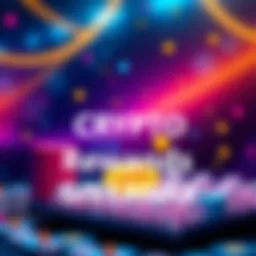 A colorful graphic promoting the Mid-July Earn Giveaway for crypto rewards with icons of SOL, USDC, and BTC.