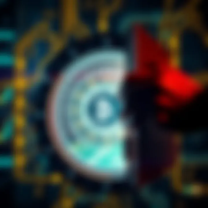 A person secures a digital safe representing crypto assets