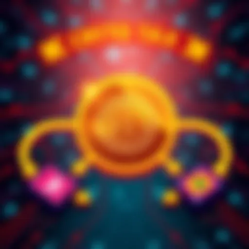 A graphic illustrating the process of calculating taxes on cryptocurrency transactions, featuring icons of bitcoin and USDC with arrows indicating transfers.