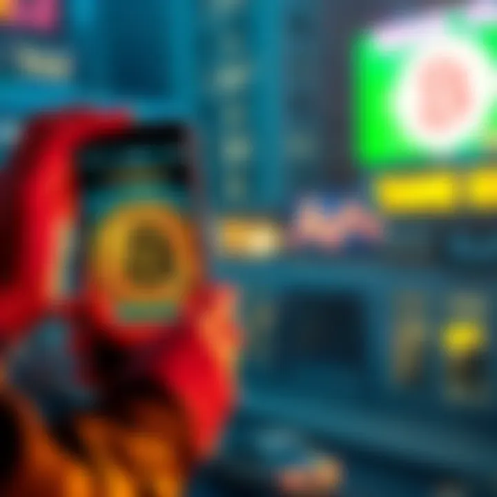 A person holding a smartphone displaying Bitcoin, looking confused about tax implications.