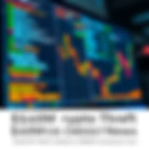 A close-up of a computer screen displaying cryptocurrency wallet transactions, with a focus on suspicious activity and charts, hinting at a large theft.