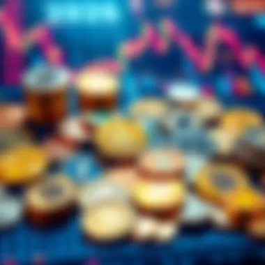 Crypto Tokens for 2026 A collection of popular cryptocurrency tokens on a digital display, symbolizing investment opportunities for 2026.