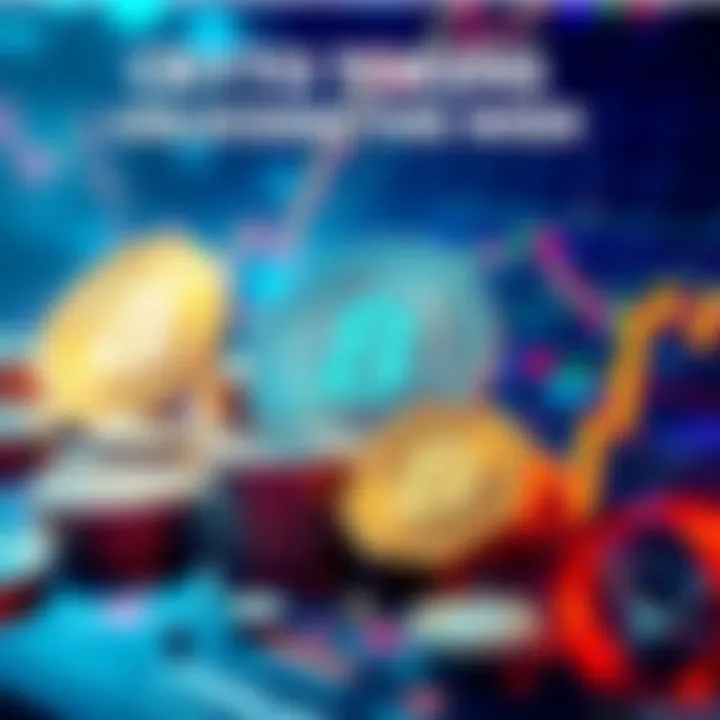 A visual showing cryptocurrency tokens being released with a focus on WhiteBIT Coin and a graph indicating market impact