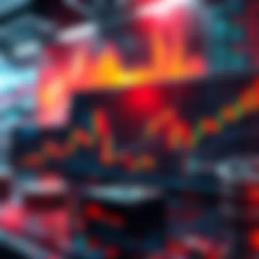 Crypto market activity with charts and graphs showing growth amid geopolitical tensions in Iran.