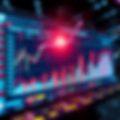 A digital chart showing revenue comparison between crypto and general traffic sources