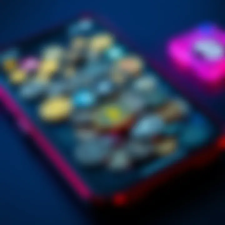 A close-up of a smartphone screen showing a cryptocurrency wallet app filled with unexpected scam tokens, highlighting security concerns.