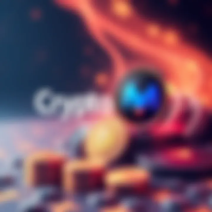 Illustration showing Crypto.com and Morpho logos with digital coins symbolizing stablecoin yields on the Cronos Blockchain