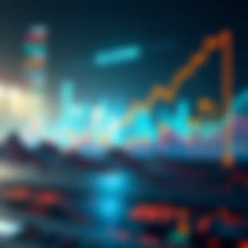 A chart showing the potential rise of cryptocurrency value towards $1 before 2027, with upward trends and key market indicators.