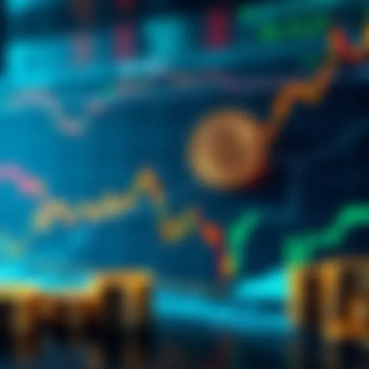 Cryptocurrency Market Decline A chart showing a downward trend in cryptocurrency values, with Bitcoin highlighted below $90k, juxtaposed with rising traditional assets like gold and stocks.