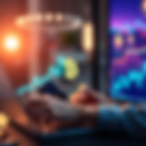 A person transferring cryptocurrency from Kraken to a personal wallet using a laptop