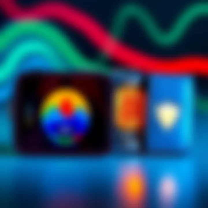 A visual representation of two distinct cryptocurrency wallets, one showcasing a dapp interface and the other displaying secure storage features.