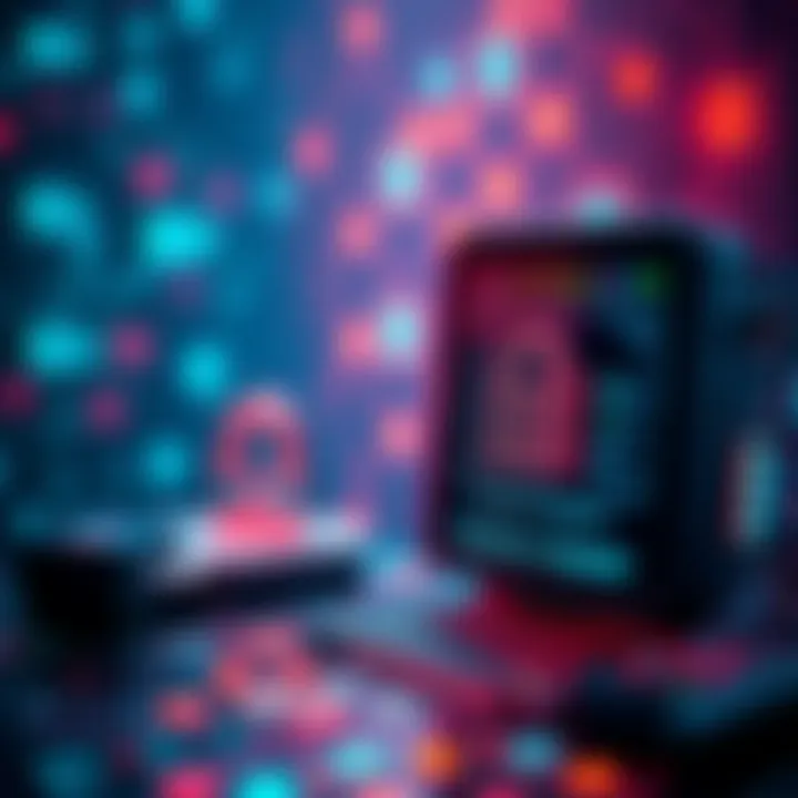 A visual representation of cryptographic symbols alongside a quantum computer, illustrating the urgency of adapting to quantum risks in cybersecurity.