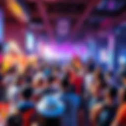 A vibrant community gathering showcasing Cubejak items and enthusiasm.