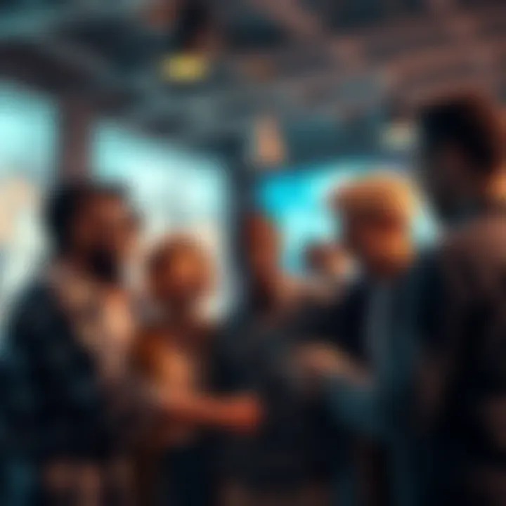 A group of diverse people engaging in a lively discussion about BIG F, showcasing its impact on today's society in 2026.