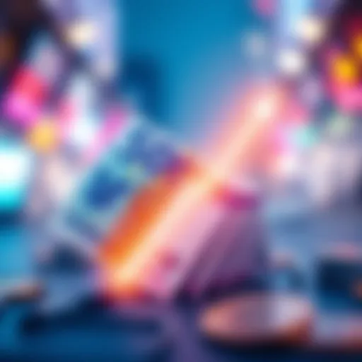 A visual representation of euros being exchanged for USDC, with a downward trend showing loss in value during the transaction.