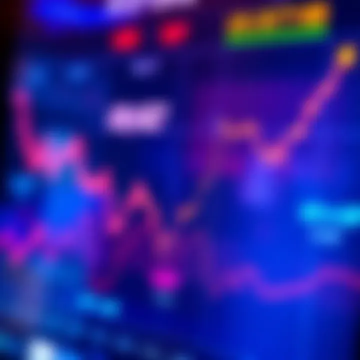 A currency exchange chart showing USD to GBP rates with upward trends on specific days and times.