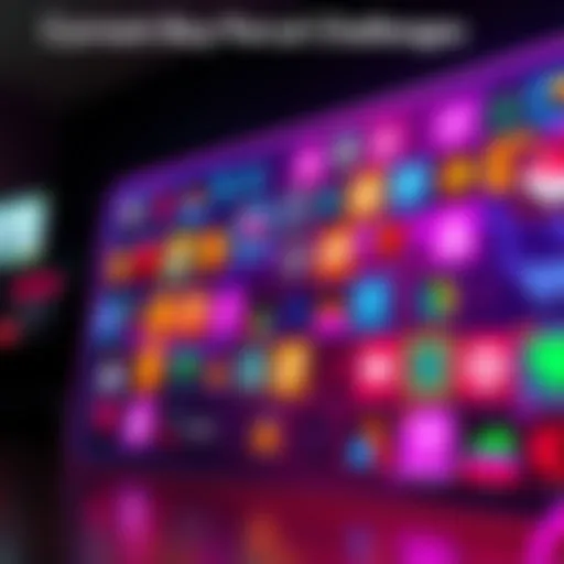 A visual representation of various buy parcal challenges available on the ladder with colorful icons, highlighting purchasing strategies.