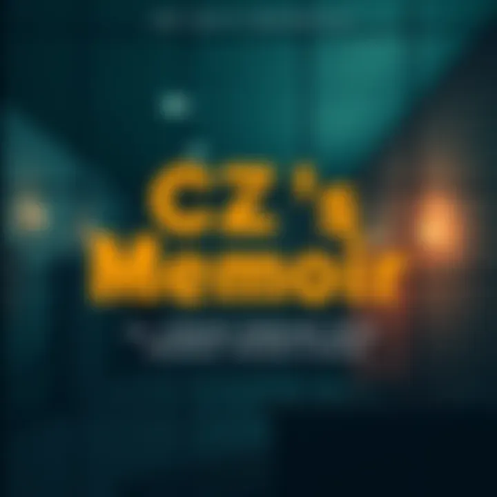 Cover illustration of CZ's memoir featuring bold text and a prison backdrop